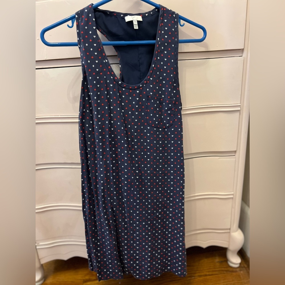 Joie Sleeveless Red, White and Blue Dress